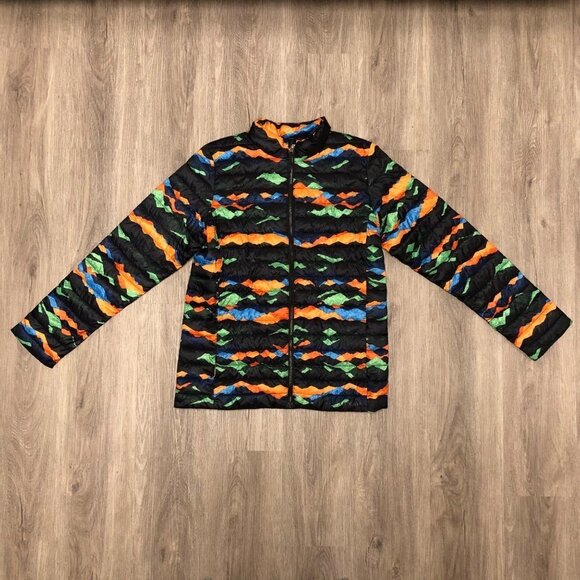 Lands' End Puffer Jacket Boys Size XL 18-20 Lightweight Primaloft Packable Coat